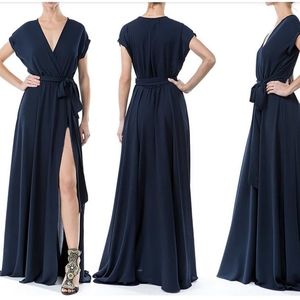 Meghan LA Jasmine wrap maxi dress